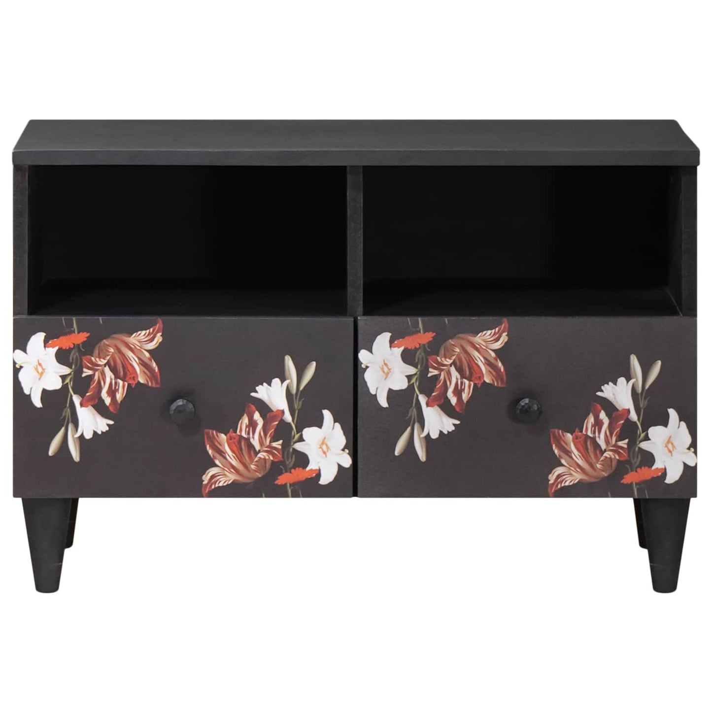 vidaXL Storage Cabinets Multicolour 70 x 33.5 x 46 cm Solid Mango Wood