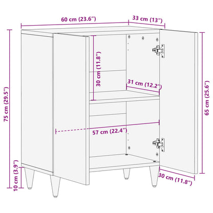 vidaXL Storage Cabinets Multicolour 60 x 33.4 x 75.1 cm