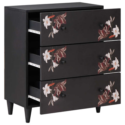 vidaXL Storage Cabinets Multicolour 60 x 33.5 x 75 cm Solid Mango Wood