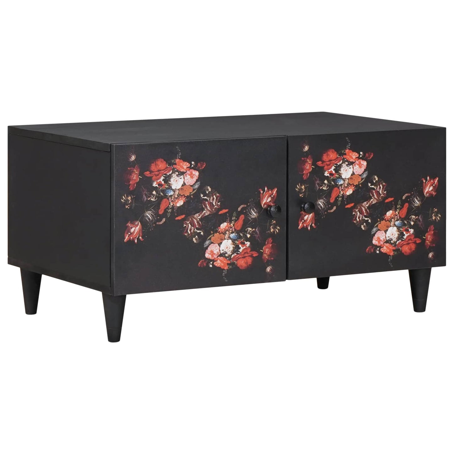 vidaXL Coffee Table Multicolour 80 x 50 x 40 cm Solid Mango Wood