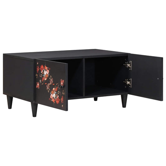 vidaXL Coffee Table Multicolour 80 x 50 x 40 cm Solid Mango Wood