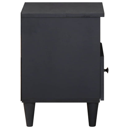 vidaXL Bedside Table Brown 40 x 33 x 46 cm Solid Mango Wood