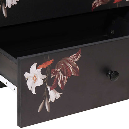 vidaXL Bedside Table Multicolour 50 x 33 x 60 cm Solid Mango Wood