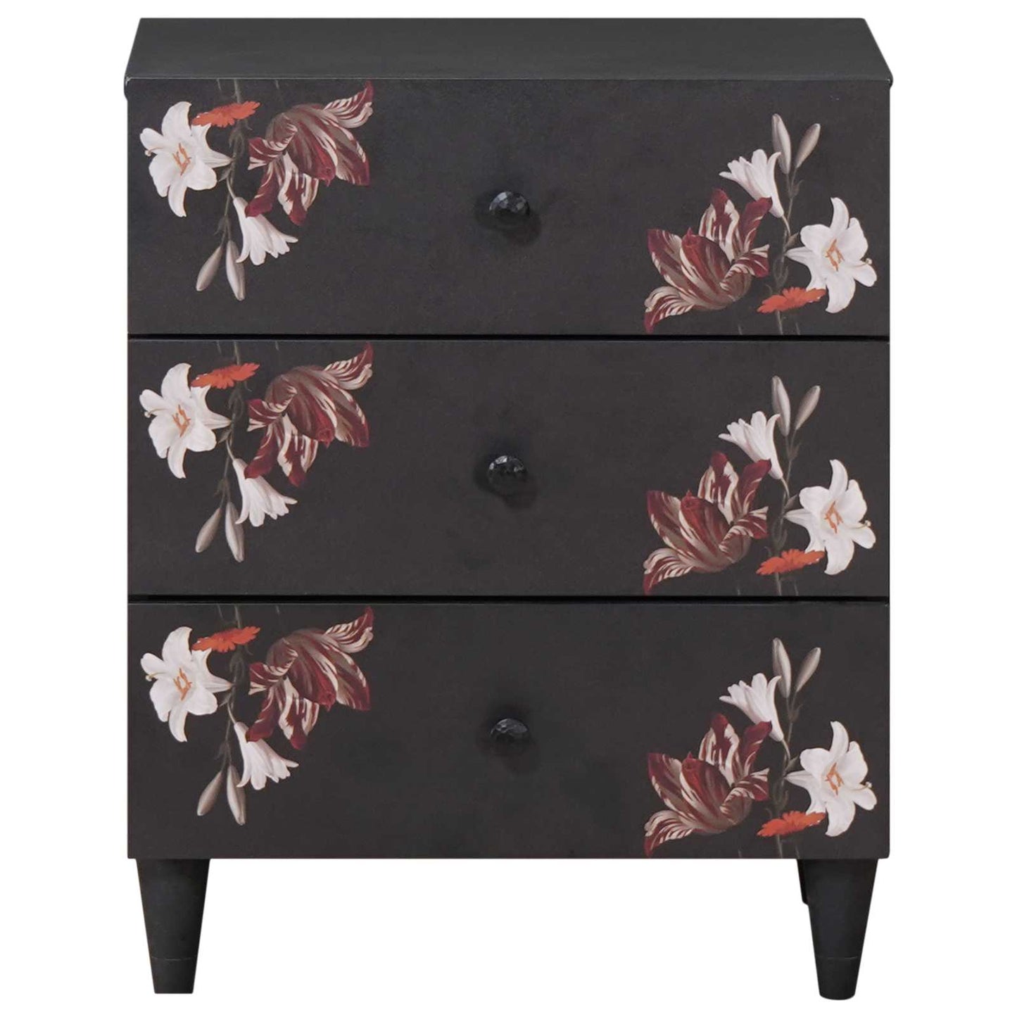 vidaXL Bedside Table Multicolour 50 x 33 x 60 cm Solid Mango Wood