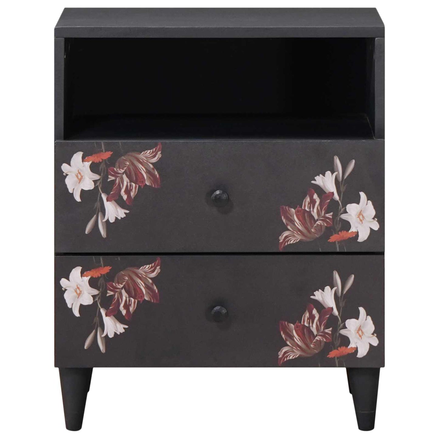 vidaXL Bedside Table Multicolour 50 x 33 x 60 cm Solid Mango Wood