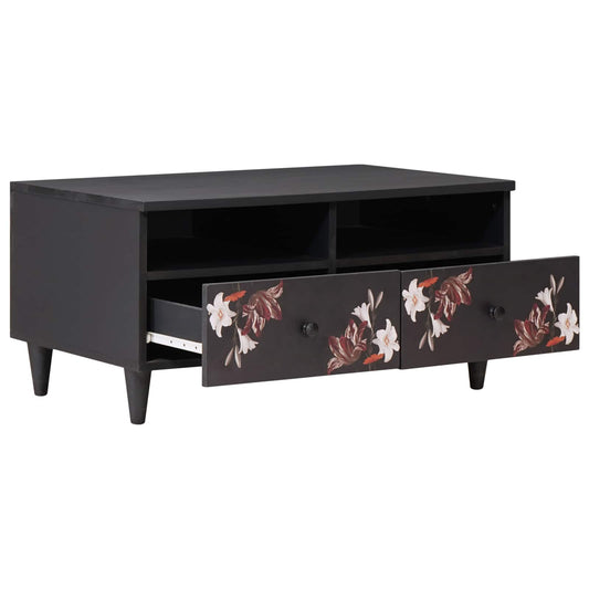 vidaXL Coffee Table Multicolour 80 x 54 x 40 cm Solid Mango Wood