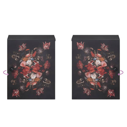 vidaXL Hanging Cabinet Multicolour 38 x 33.5 x 48 cm Solid Mango Wood