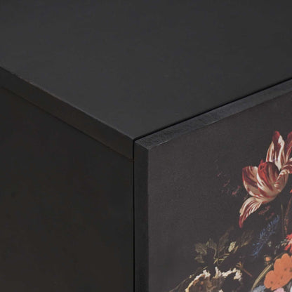 vidaXL Bathroom Cabinet Multicolour 38 x 33.5 x 58 cm Solid Mango Wood