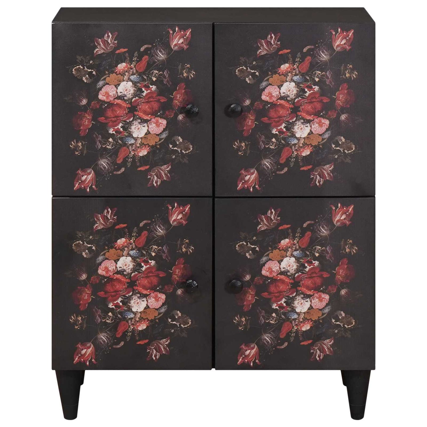 vidaXL Storage Cabinets Multicolour 60 x 33.5 x 75 cm Solid Mango Wood