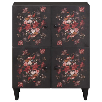vidaXL Storage Cabinets Multicolour 60 x 33.5 x 75 cm Solid Mango Wood