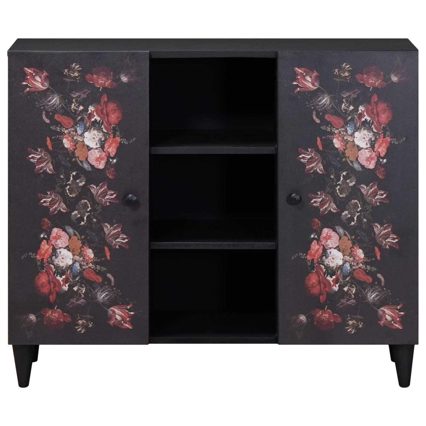 vidaXL Storage Cabinets Multicolour 90 x 33.5 x 75 cm Solid Mango Wood