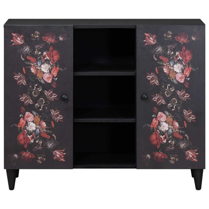 vidaXL Storage Cabinets Multicolour 90 x 33.5 x 75 cm Solid Mango Wood