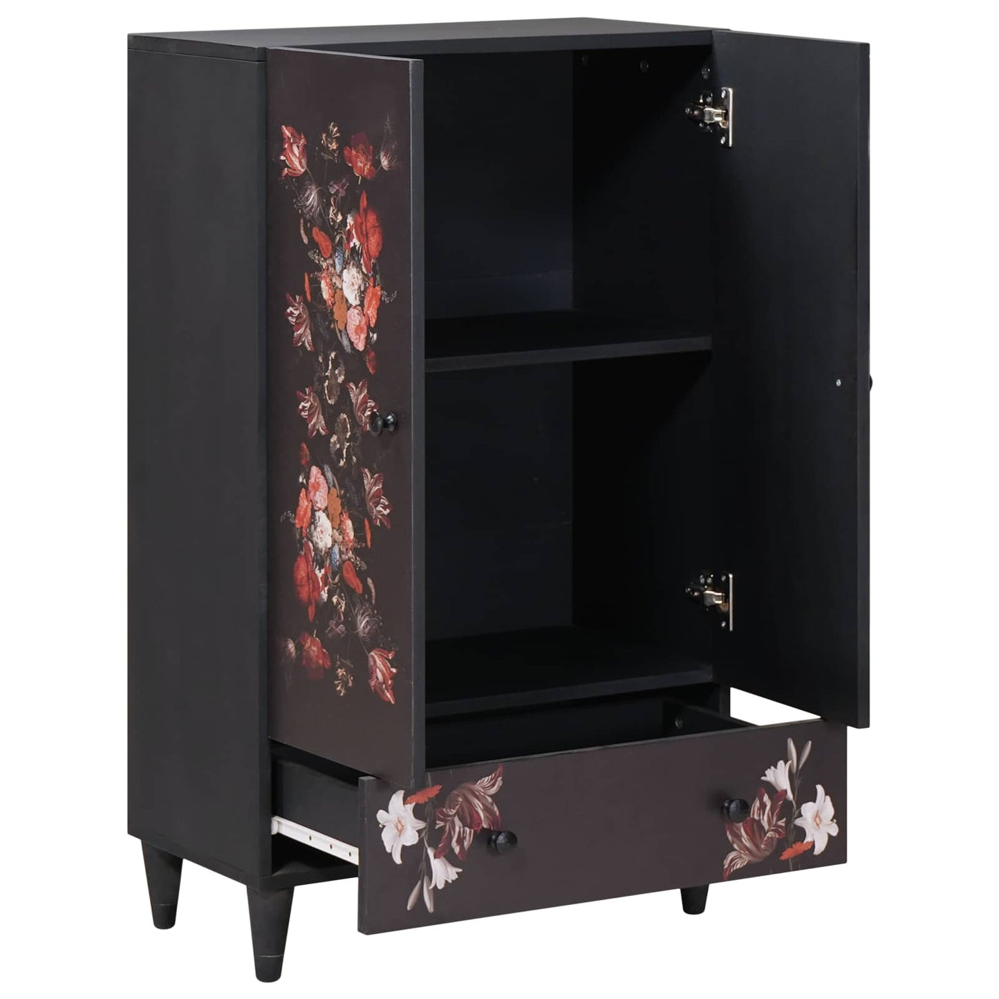 vidaXL Storage Cabinets with Drawer Multicolour 60 x 33.5 x 100 cm