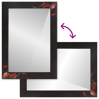 vidaXL Mirror Wall-mounted Multicolour 70 x 50 x 3 cm Glass