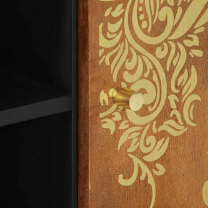 vidaXL TV Cabinet Honey Brown 105 x 33 x 46 cm Solid Mango Wood