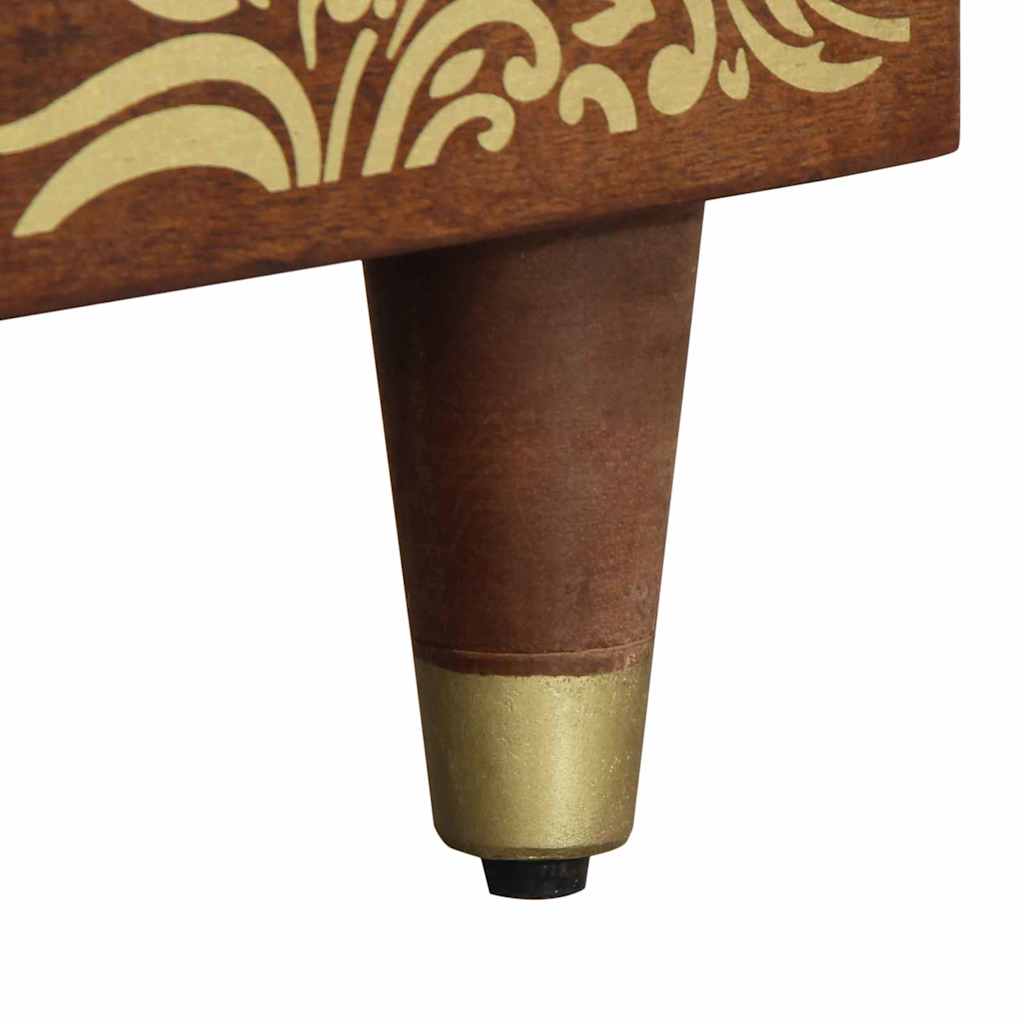vidaXL Coffee Table Honey Brown 80 x 50 x 40 cm Solid Mango Wood