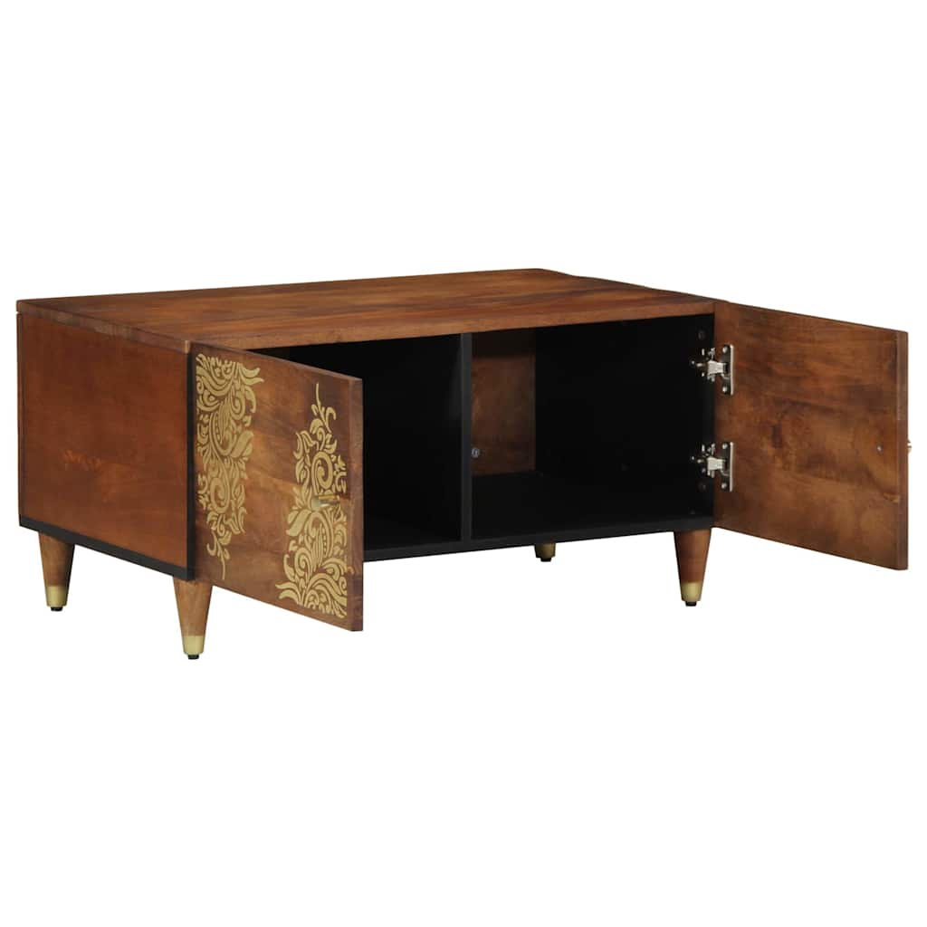 vidaXL Coffee Table Honey Brown 80 x 50 x 40 cm Solid Mango Wood