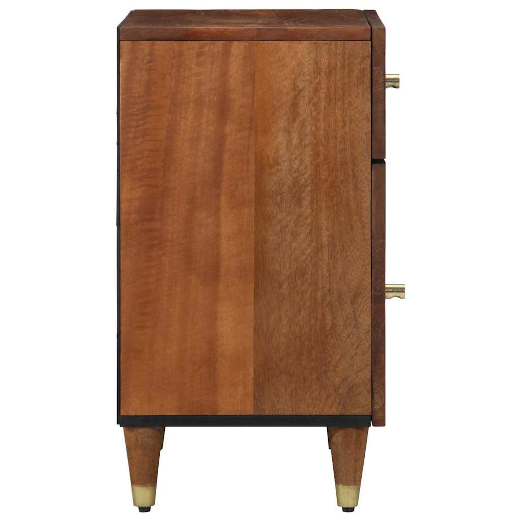 vidaXL Bedside Cabinet with Door Honey Brown 50 x 33 x 60 cm