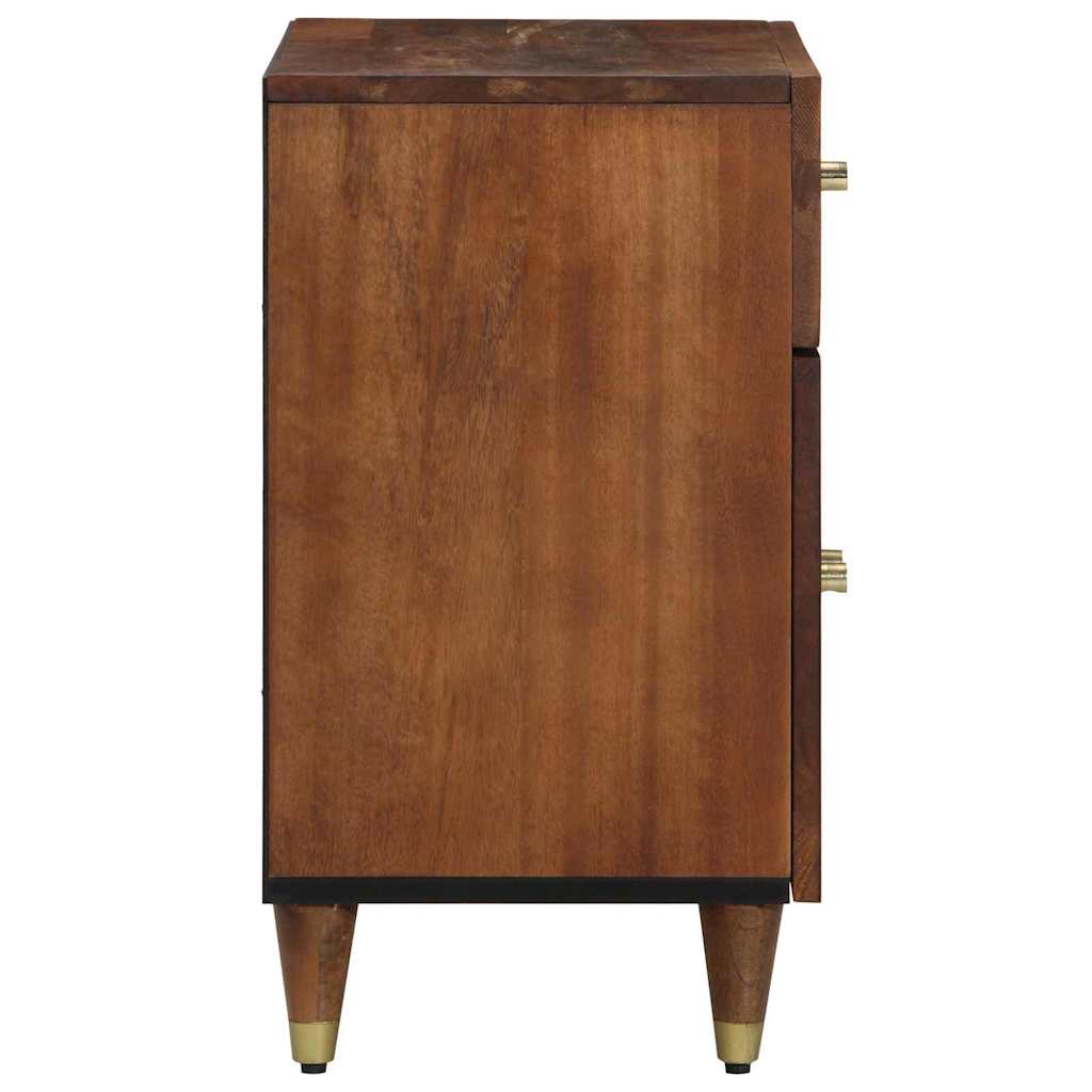 vidaXL Bedside Cabinet with Door Honey Brown 50 x 33 x 60 cm