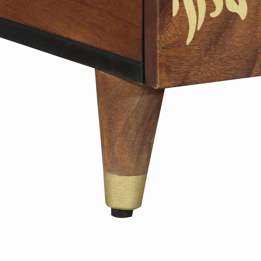 vidaXL Coffee Table Honey Brown 80 x 54 x 40 cm Solid Mango Wood