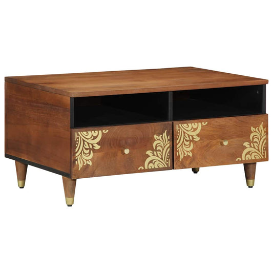vidaXL Coffee Table Honey Brown 80 x 54 x 40 cm Solid Mango Wood