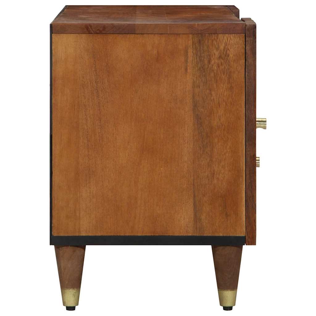 vidaXL TV Cabinet Honey Brown 105 x 33 x 46 cm Solid Mango Wood