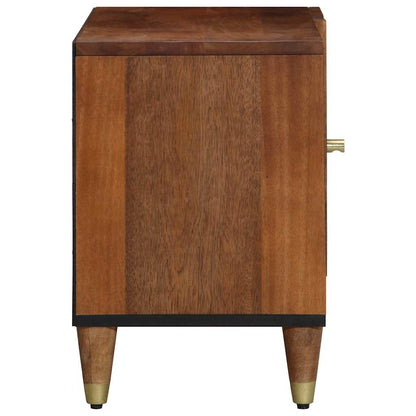 vidaXL TV Cabinet Honey Brown 80 x 33 x 46 cm Solid Mango Wood