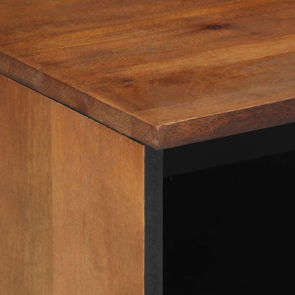 vidaXL TV Cabinet Honey Brown 80 x 33 x 46 cm Solid Mango Wood