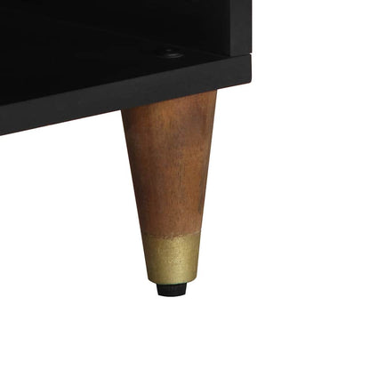 vidaXL TV Cabinet Honey Brown 80 x 33 x 46 cm Solid Mango Wood
