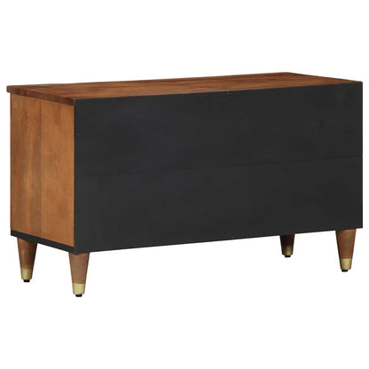 vidaXL TV Cabinet Honey Brown 80 x 33 x 46 cm Solid Mango Wood