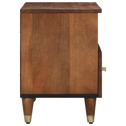 vidaXL TV Cabinet Honey Brown 80 x 33 x 46 cm Solid Mango Wood