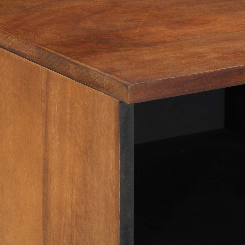 vidaXL TV Cabinet Honey Brown 100 x 33 x 46 cm Solid Mango Wood