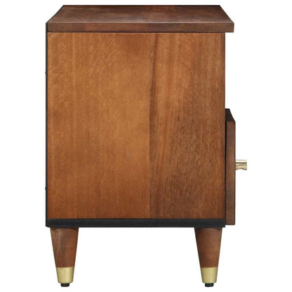 vidaXL TV Cabinet Honey Brown 100 x 33 x 46 cm Solid Mango Wood