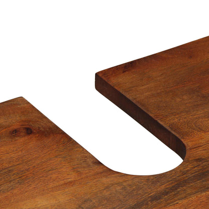 vidaXL Sink cabinet Honey Brown 62 x 33 x 58 cm Solid Mango Wood