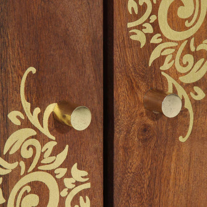 vidaXL Sink cabinet Honey Brown 62 x 33 x 58 cm Solid Mango Wood