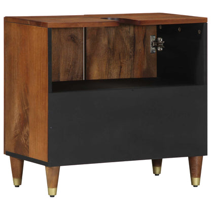 vidaXL Sink cabinet Honey Brown 62 x 33 x 58 cm Solid Mango Wood