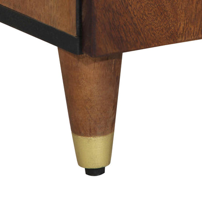 vidaXL Bathroom Cabinet Honey brown 38 x 33 x 160 cm Solid Mango Wood