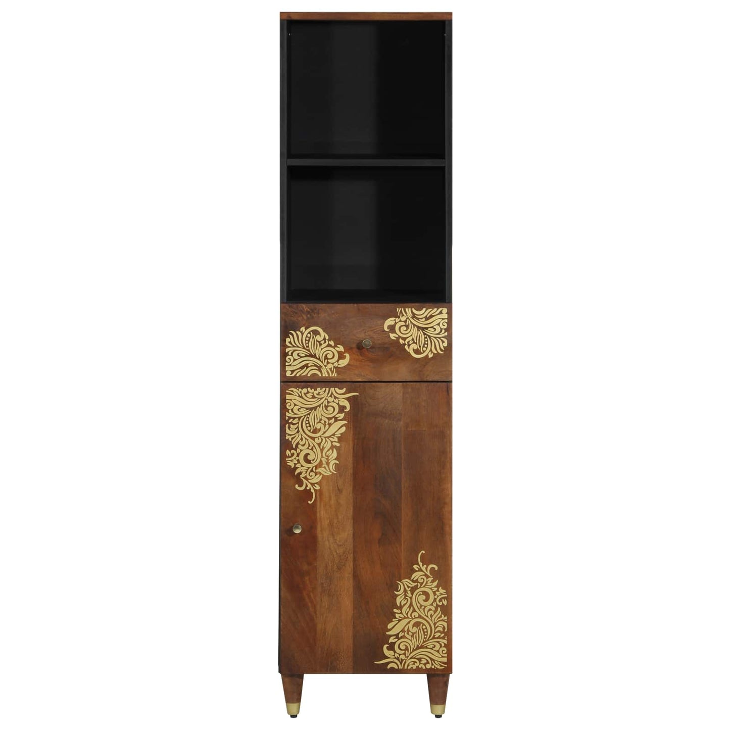 vidaXL Bathroom Cabinet Honey brown 38 x 33 x 160 cm Solid Mango Wood
