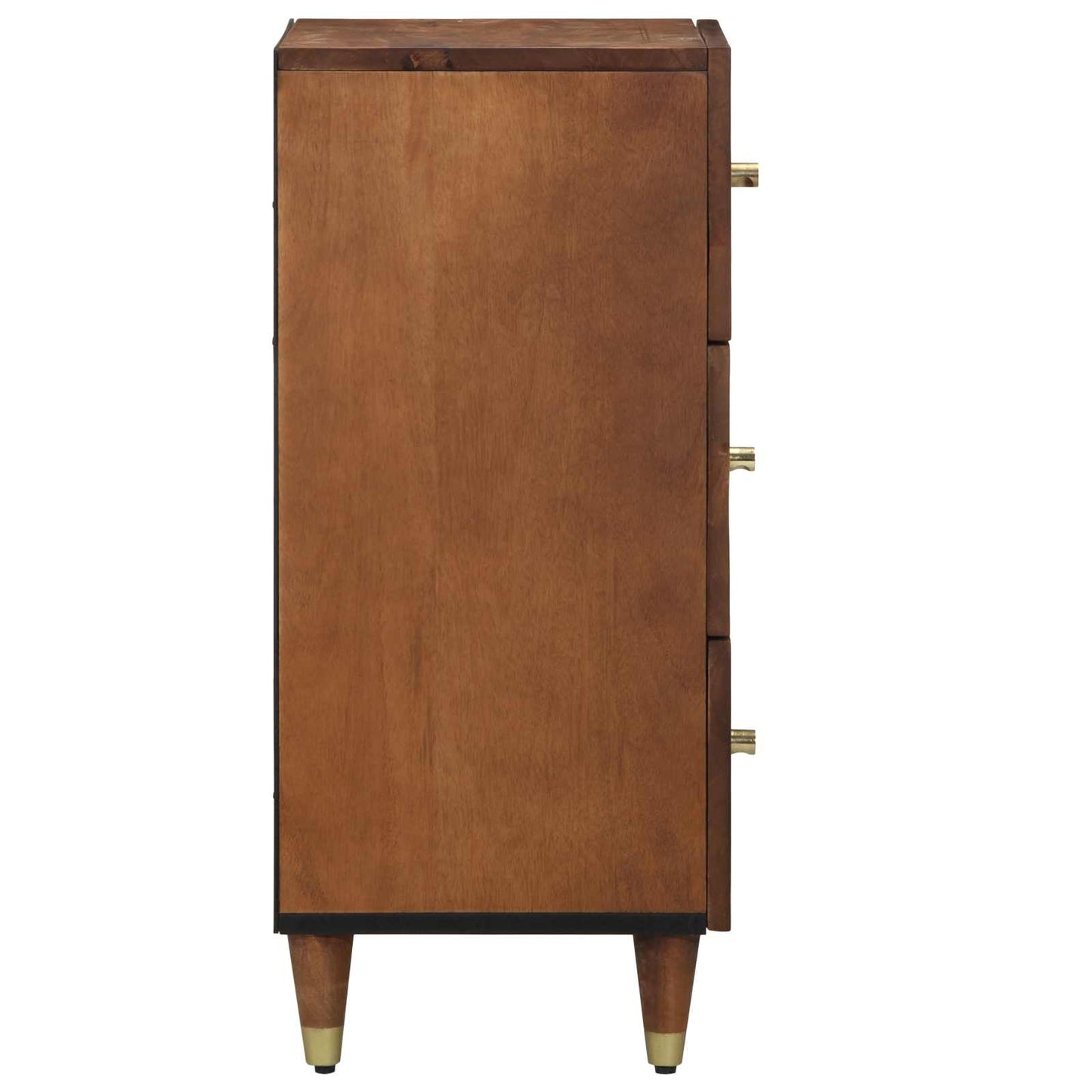 vidaXL Sideboard with Drawer Brown 40 x 33 x 75 cm Solid Mango Wood