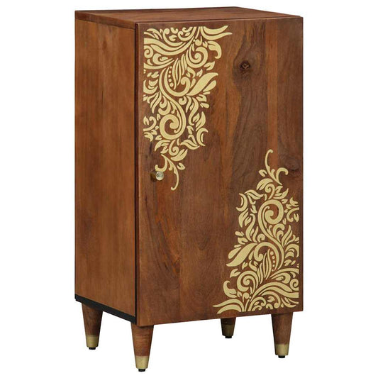 vidaXL Sideboard with Shelf Brown 40 x 33 x 75 cm Solid Mango Wood