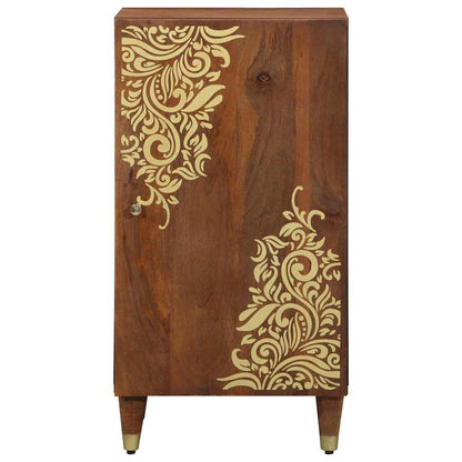 vidaXL Sideboard with Shelf Brown 40 x 33 x 75 cm Solid Mango Wood