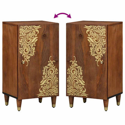 vidaXL Sideboard with Shelf Brown 40 x 33 x 75 cm Solid Mango Wood