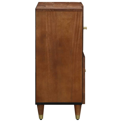 vidaXL Sideboard with Shelf Brown 80 x 33 x 75 cm Solid Mango Wood