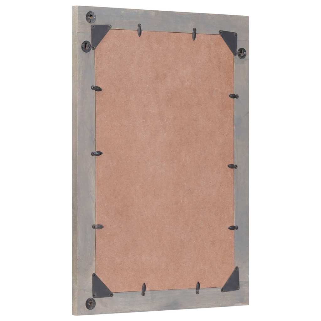 vidaXL Bathroom Mirror with Mirror Grey 70 x 50 x 2.5 cm