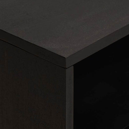 vidaXL Bedside Cabinet Black 50 x 33 x 62 cm Solid Mango Wood
