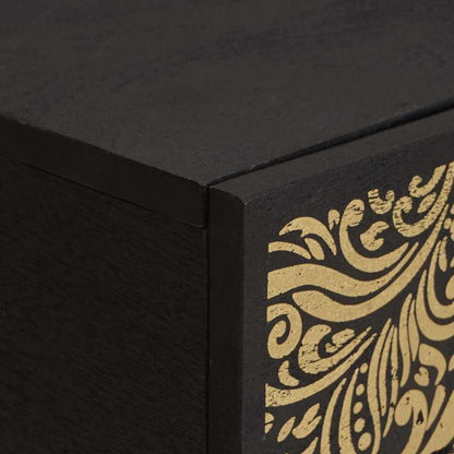 vidaXL Coffee Table Black 100 x 54 x 40 cm Solid Mango Wood