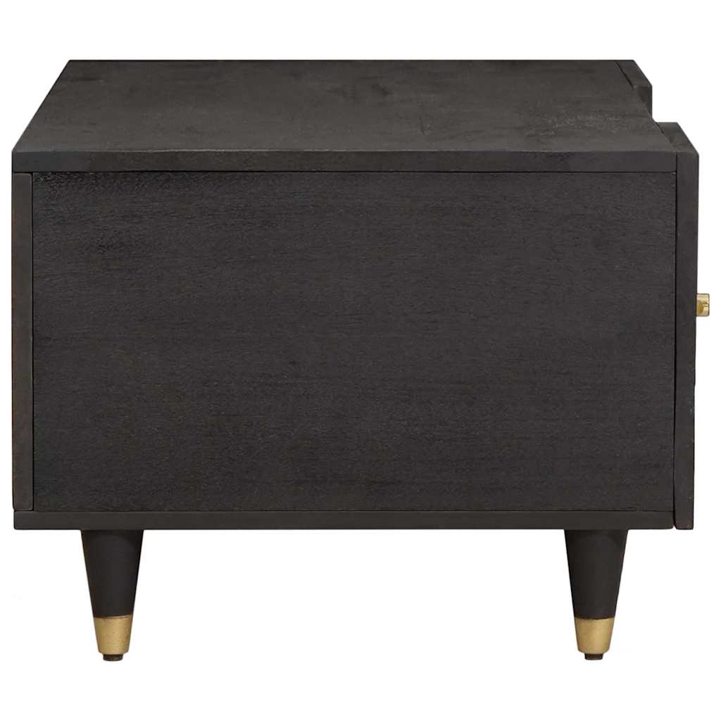 vidaXL Coffee Table Black 100 x 54 x 40 cm Solid Mango Wood