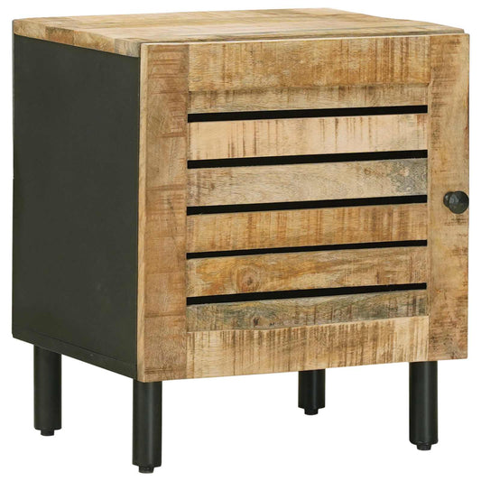vidaXL Bedside Table Natural 40 x 33 x 46 cm Solid Mango Wood