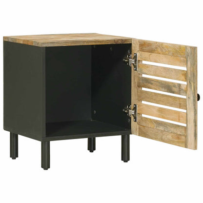 vidaXL Bedside Table Natural 40 x 33 x 46 cm Solid Mango Wood
