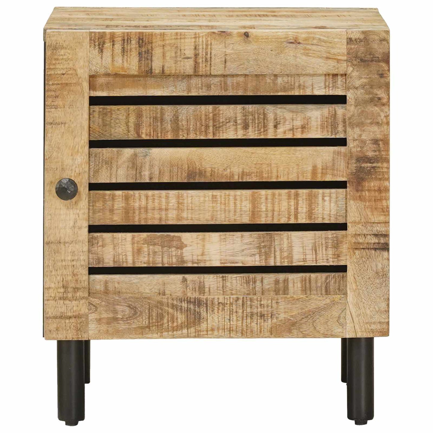 vidaXL Bedside Table Natural 40 x 33 x 46 cm Solid Mango Wood